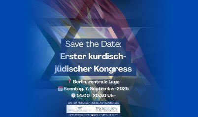 Mehmet Tanriverdi ☀️ (@memotanriverdi) on Twitter photo Am 7. September 2025 findet in Berlin der 1. Kurdisch-Jüdische Kongress statt!
Gemeinsam gegen Antisemitismus & Kurdenfeindlichkeit, für Freiheit & Demokratie. ✡️🌿
👉 kurdische-gemeinde.de
<a href="/KGDOnline/">Kurdische Gemeinde Deutschland ☀</a> <a href="/WerteInitiative/">WerteInitiative. jüdisch-deutsche Positionen</a> <a href="/JuedischeOnline/">Jüdische Allgemeine</a> <a href="/AJCBerlin/">AJC Berlin</a> <a href="/Ron_Prosor/">Ambassador Ron Prosor</a>
#Kurden #Juden Am 7. September 2025 findet in Berlin der 1. Kurdisch-Jüdische Kongress statt!
Gemeinsam gegen Antisemitismus & Kurdenfeindlichkeit, für Freiheit & Demokratie. ✡️🌿
👉 kurdische-gemeinde.de
<a href="/KGDOnline/">Kurdische Gemeinde Deutschland ☀</a> <a href="/WerteInitiative/">WerteInitiative. jüdisch-deutsche Positionen</a> <a href="/JuedischeOnline/">Jüdische Allgemeine</a> <a href="/AJCBerlin/">AJC Berlin</a> <a href="/Ron_Prosor/">Ambassador Ron Prosor</a>
#Kurden #Juden