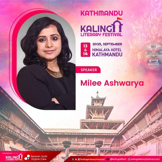 Kalinga Literary Festival (@kalingalitfest) on Twitter photo We are thrilled to welcome <a href="/mileeashwarya/">Milee Ashwarya</a> Ji to the #Kathmandu Kalinga Literary Festival!
📷 Dates: 13 & 14 September 2025
📷 Venue: Hotel Himalaya, Lalitpur, Kathmandu, Nepal
Milee Ashwarya is the Publisher of the Adult Publishing Group at <a href="/PenguinIndia/">Penguin India</a> . Throughout her We are thrilled to welcome <a href="/mileeashwarya/">Milee Ashwarya</a> Ji to the #Kathmandu Kalinga Literary Festival!
📷 Dates: 13 & 14 September 2025
📷 Venue: Hotel Himalaya, Lalitpur, Kathmandu, Nepal
Milee Ashwarya is the Publisher of the Adult Publishing Group at <a href="/PenguinIndia/">Penguin India</a> . Throughout her