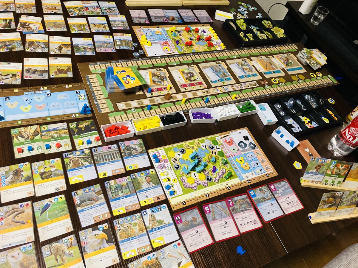 ザ・鳥だらけアークノヴァ。
盤面も埋めれて僅差で勝てて、
気持ち良い。