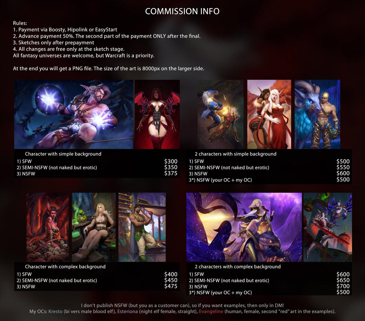 Slots are open.  
Warcraft is not required, but is a priority.  Starts in September. You can immediately take a slot for Halloween in October (3 open so far).
I will answer any questions in DM or by email.
(please repost)