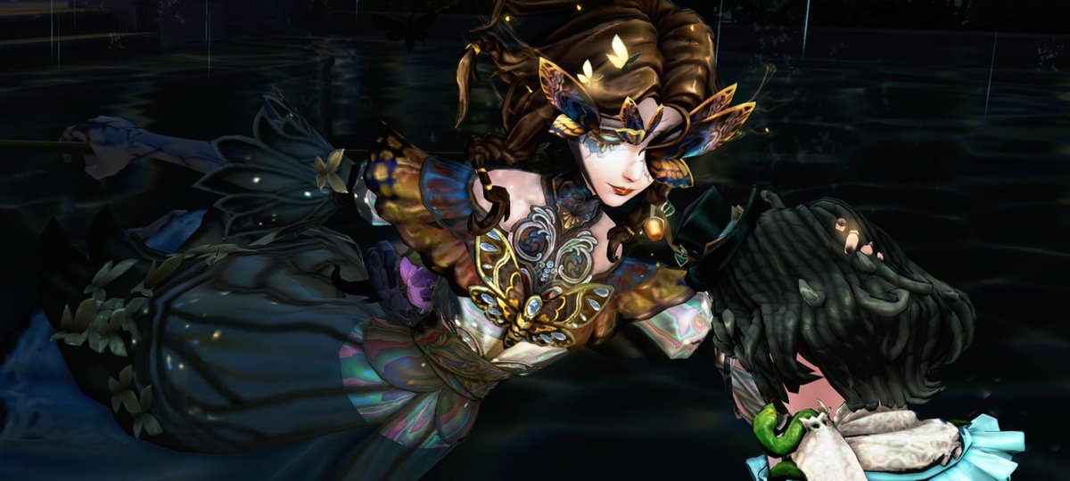 " Worship Me, I Am Your Mother, Your Goddess, Your Caretaker, Obey Me, My Sweet Serpent"

🦋 and 🐍 

#IDV #IdentityV