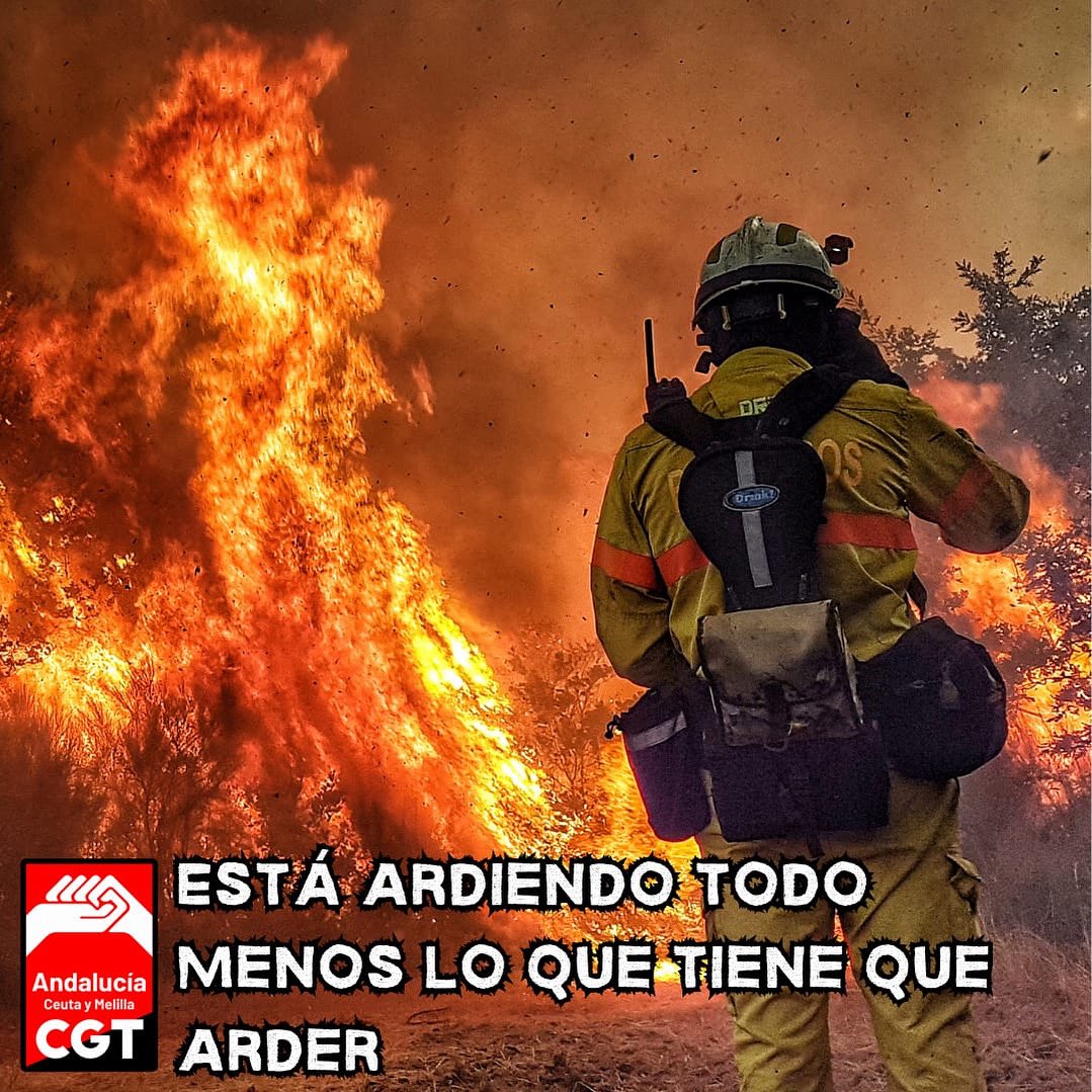 CGT Andalucia (@cgt_a) on Twitter photo 🔥 Está ardiendo todo, menos lo que tiene que arder.
☘️ vm.tiktok.com/ZNdCBmUQC/
20 agosto, 10,30h, Plaza España Cádiz, apoyemos a nuestr@s bomber@ forestales. Juan A. Guerrero Secretario General de #cgtandaluciaceutaymelilla participará en apoyo al colectivo <a href="/CGT_A/">CGT Andalucia</a> <a href="/CgtEmaInfoca/">CGT EMA INFOCA ANDALUCÍA</a> 🔥 Está ardiendo todo, menos lo que tiene que arder.
☘️ vm.tiktok.com/ZNdCBmUQC/
20 agosto, 10,30h, Plaza España Cádiz, apoyemos a nuestr@s bomber@ forestales. Juan A. Guerrero Secretario General de #cgtandaluciaceutaymelilla participará en apoyo al colectivo <a href="/CGT_A/">CGT Andalucia</a> <a href="/CgtEmaInfoca/">CGT EMA INFOCA ANDALUCÍA</a>