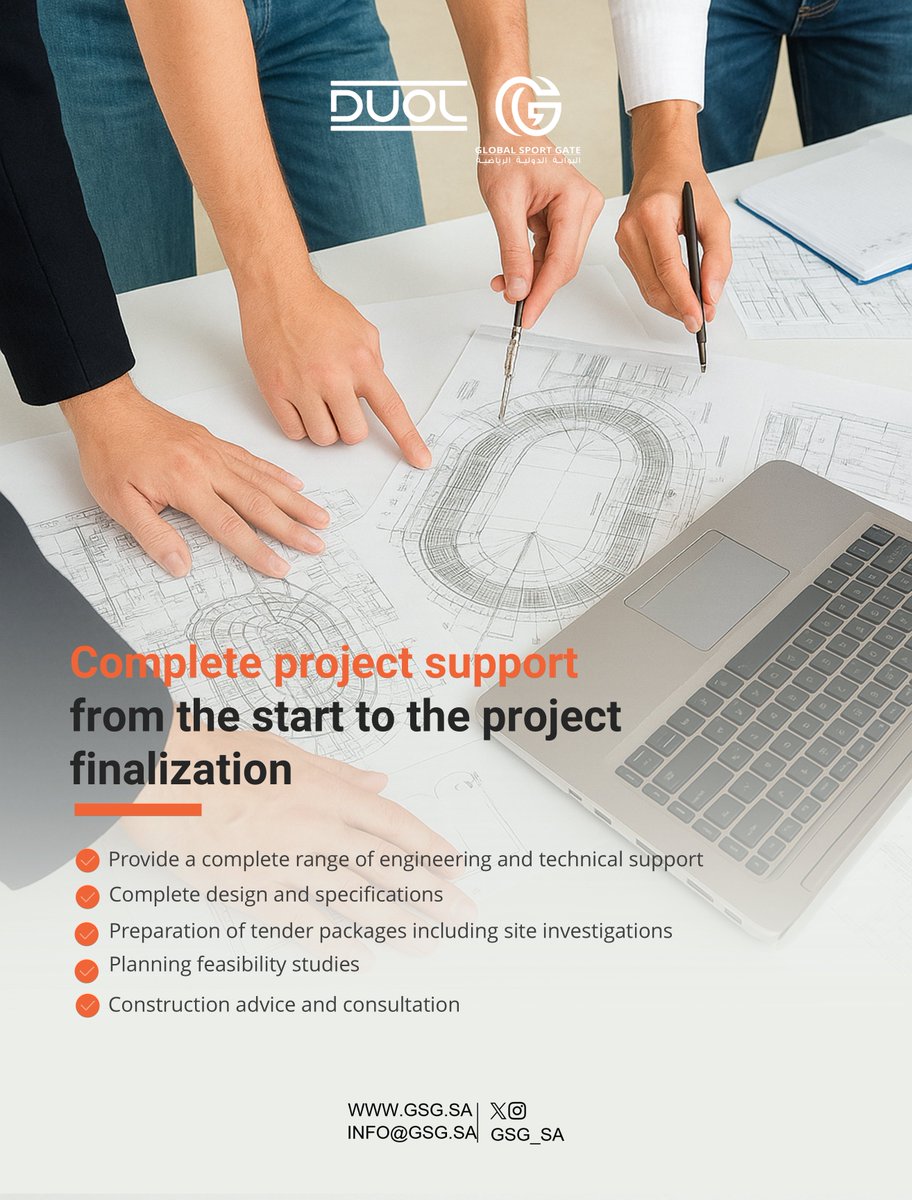 شريكك في النجاح من البداية حتى النهاية

للمزيد من المعلومات والتفاصيل تواصل معنا عبر:
📩 info@gsg.sa