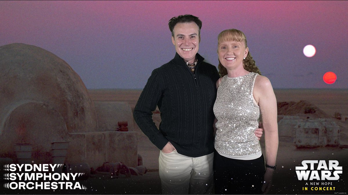 RoamingKat's tweet image. Mrs Kat and I are excited to experience the Sydney Symphony Orchestra playing the music from Star Wars Episode IV as we watch the movie at the Sydney Opera House. 

We just had to make a short stopover at Tatooine first to a certain moisture farm.