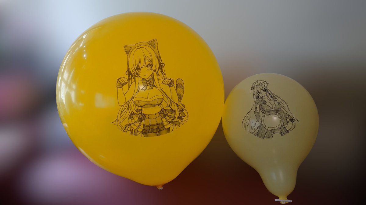 nonoka_balloon's tweet photo. Afternoon play
Balloon from @yuki_teku 
#balloon #風船フェチ #Looner #AzurLane #bluear https://t.co/5DcGk8bkW1