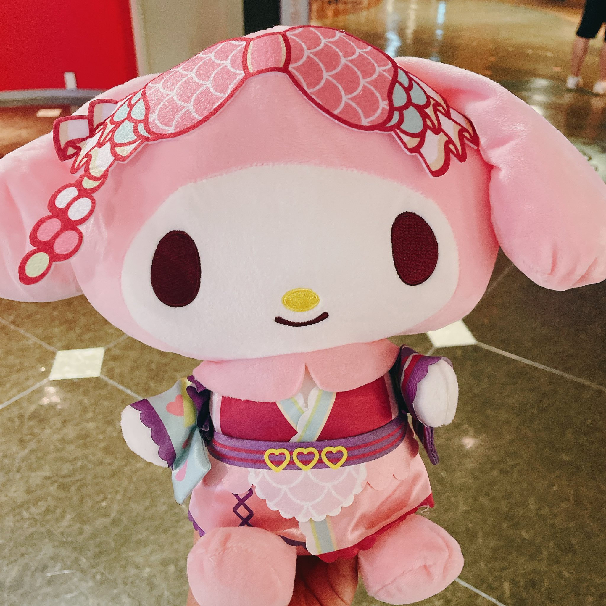 希少 美品 タグ有 マイメロ 天使 マスコット ぬいぐるみ ピューロランド限定 希少 美品 タグ有 マイメロ 天使 マスコット ぬいぐるみ