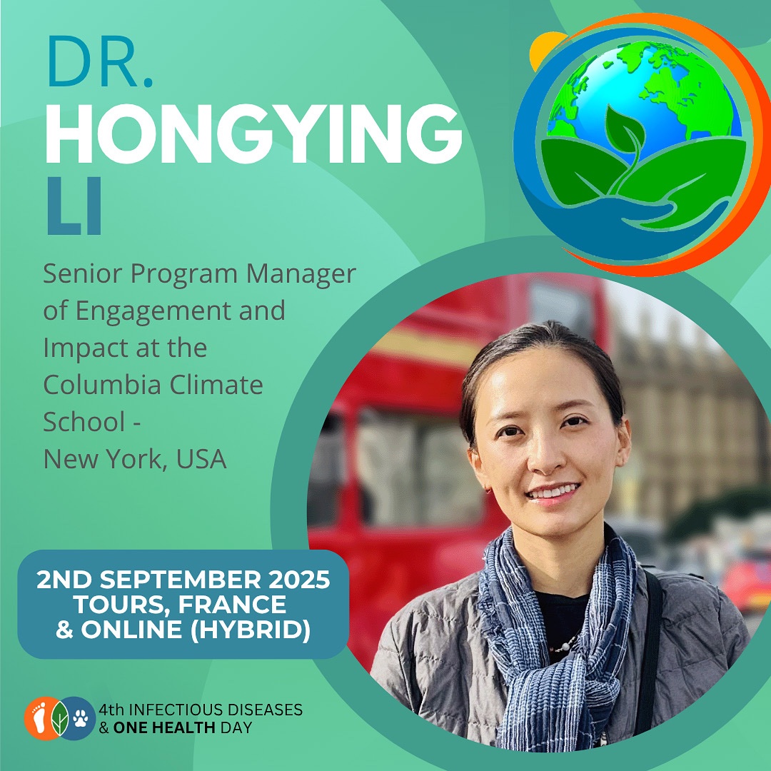 IDOHday's tweet photo. Dr. Hongying Li joins #IDOHDay2025 virtually with:

🎤 “Risk and Resilience: One Health approach to co-design zoonotic risk mitigation measures”

➡️ Science + culture + collaboration

📅 Register now: https://t.co/liedHAyAdC

#OneHealth #Zoonoses #PlanetaryHealth #ClimateChange https://t.co/7UsfYEAoQM