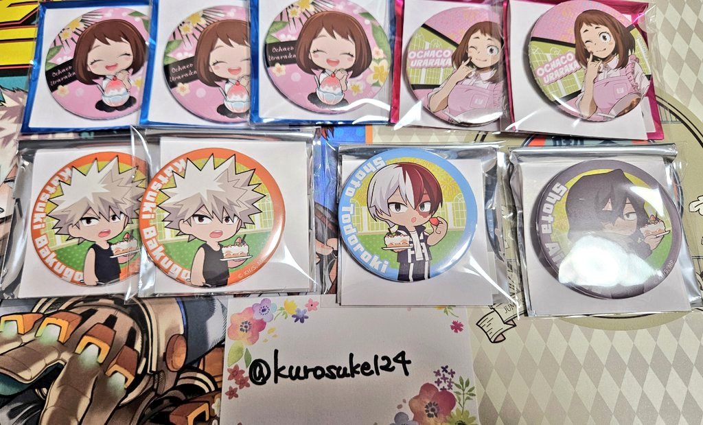 ヒロアカ　緑谷出久　ヒロヴィラフェス　缶バッジ　まとめ売り　バラ売り可 僕のヒーローアカデミア』HERO×VILLAIN FES. 商品一覧／TOHO