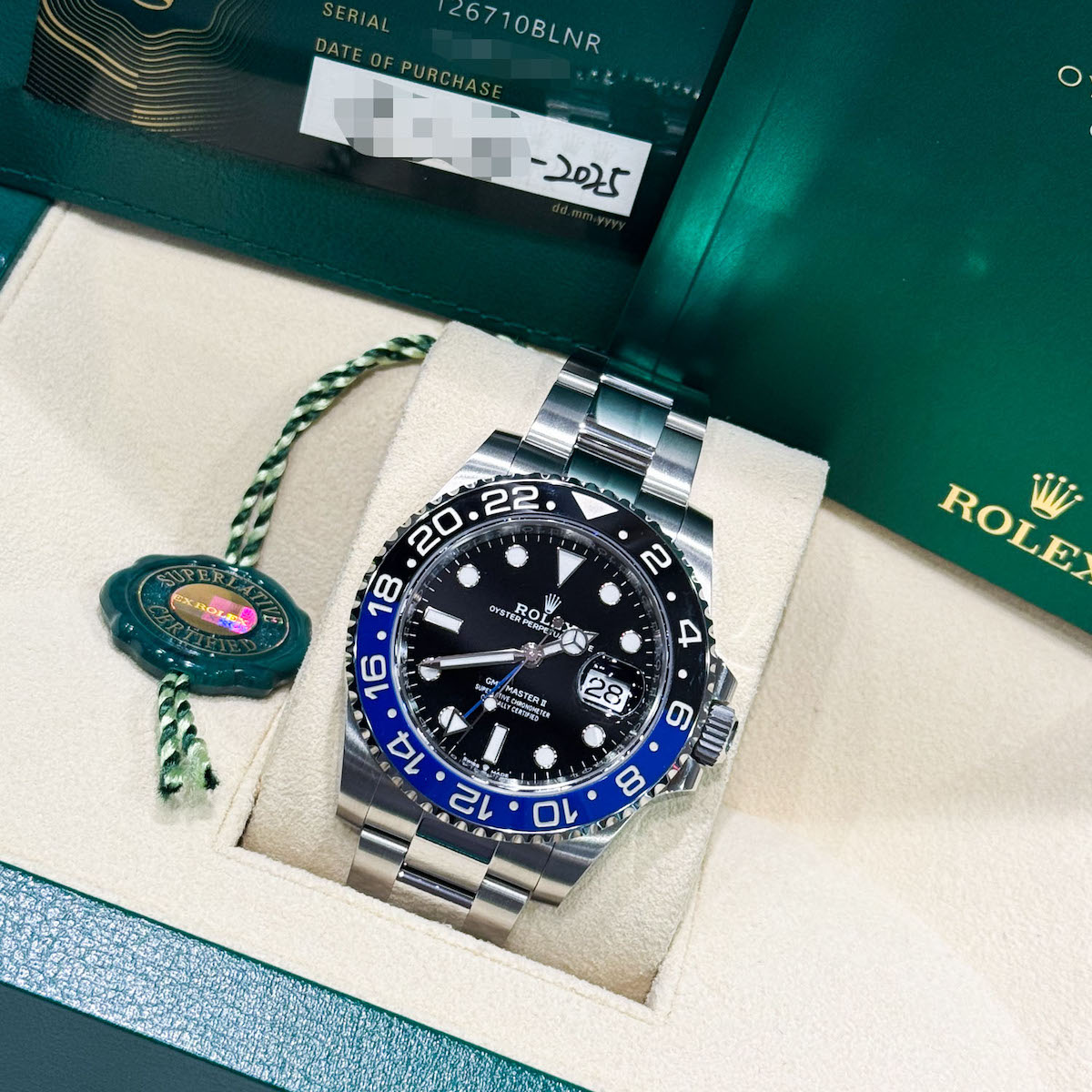 Billion_Watch's tweet photo. Rolex 
GMT-Master II 
126710BLNR

#ロレックス
#GMTマスターⅡ
#126710BLNR
#バットマン
#高級時計

📨ご質問はお気軽にDM or メールにて御連絡下さいませ

Please contact us by DM or Emails.

@billion_watch_nakano https://t.co/xfTUn8Ut3g