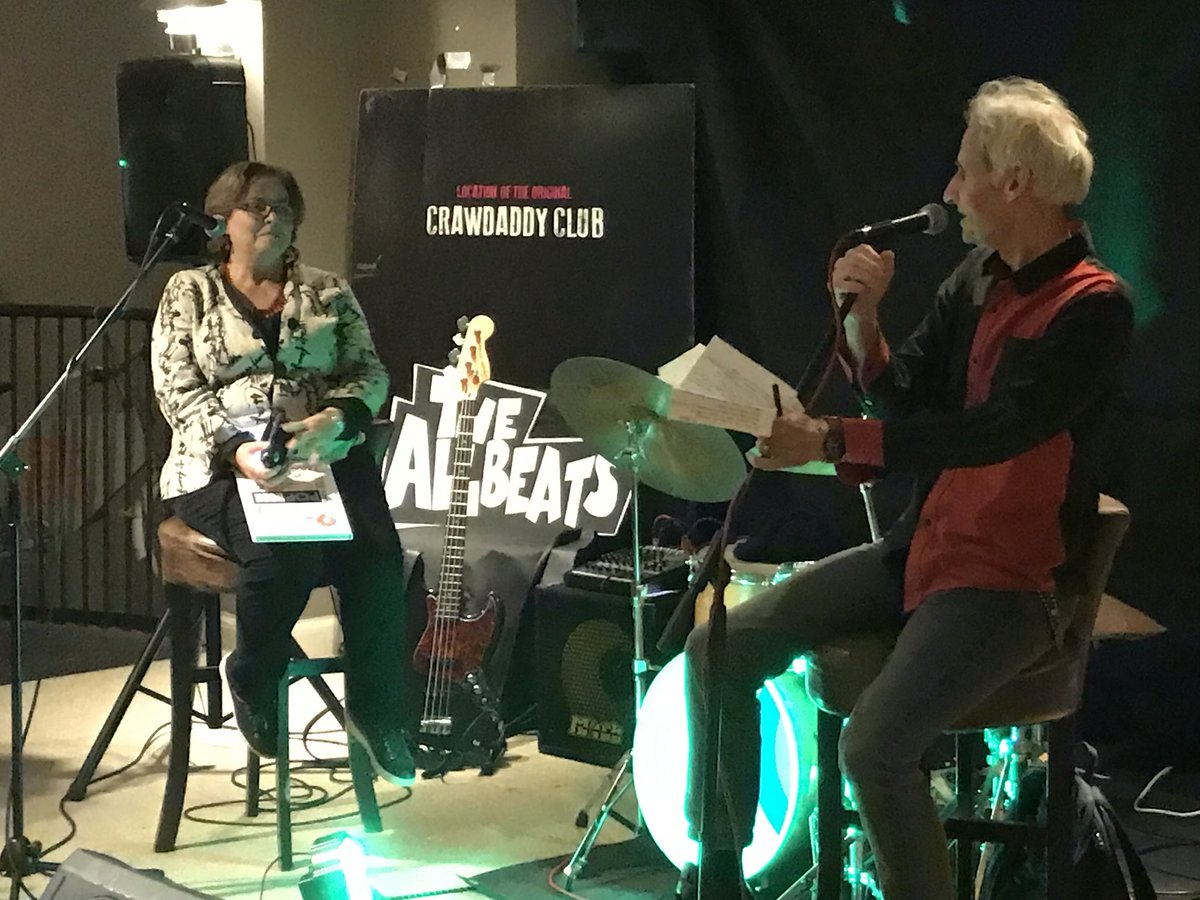Talk with musician David Sinclair about our book ‘Pop Rock Icons’ at original Crawdaddy Club in Richmond. #crawdaddy #rockfans #musicbooks #60s