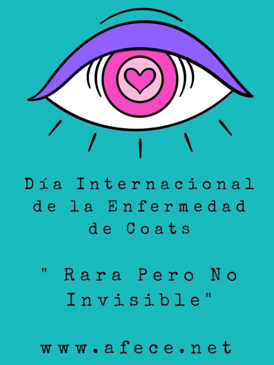 NoInvisibles's tweet photo. Es día de la #EnfermedadDeCoats o Síndrome de Retinitis Exudativa #DíaInternacionalDeLaEnfermedadDeCoats
Produce pérdida progresiva de la visión, comienza en la niñez y se desarrolla de forma lenta y continua.
El oftalmólogo 🇬🇧 George #Coats, describió en 1908 esta enfermedad crónica idiopática de la retina.
Atentos a los puntos blancos unilaterales en las fotos‼️👁️
Dan una alerta temprana 🧐
Más investigación‼️
Info @CoatsAfece👇@micofvlc 
https://t.co/W0Zue95J1u