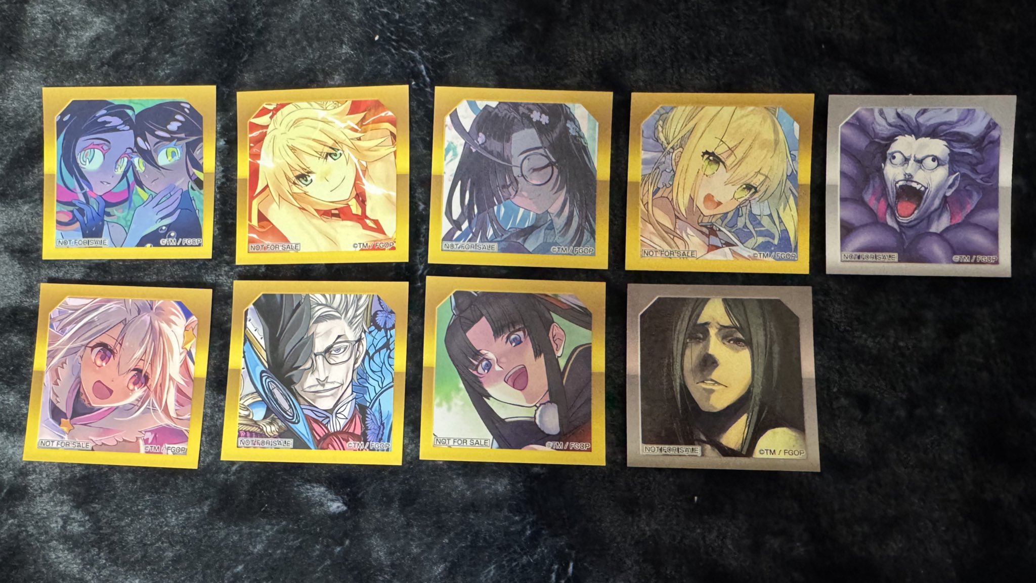 FGO 最終再臨展 特典 選択画面風ステッカー アルジュナオルタ FGO 最終再臨展 特典 選択画面風ステッカー アルジュナオルタ