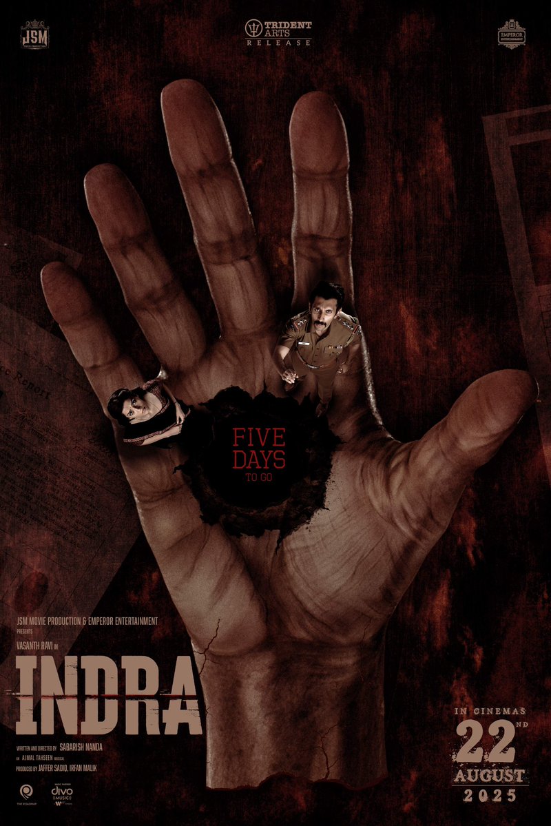 5 Days To Go For #Indra 🎬
