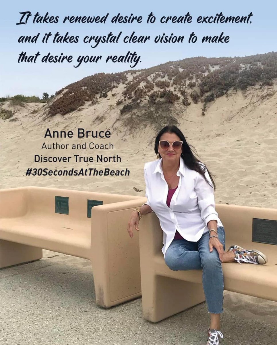 truenorthauthor's tweet photo. 3 Ways to Renew Desire
1. Reframe goals to be more exciting—get specific
2. Practice visioning—make it real
3. Get clear—get focused
#30SecondsAtTheBeach
#DesireMapping #goalsetting
#DiscoverTrueNorth #BeYourOwnMentor
#Destiny #Visioning #Results #Renewal #Desires #focus https://t.co/8C21uTp4hm