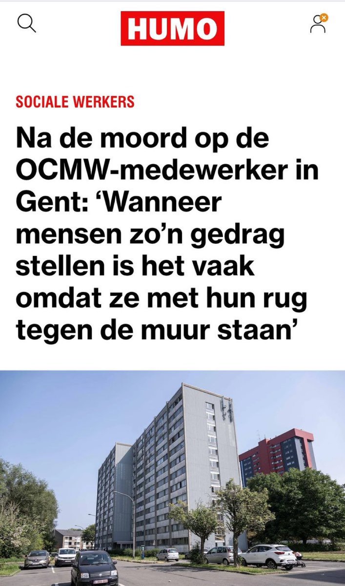 Gisteren was het nog dat die mens  psychisch ziek was. 

En dan nog die veralgemening: sociale werkers (mv) 🙄
Wat een onzin, <a href="/Humo/">humo</a>.