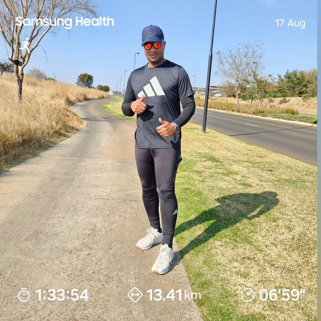 .....Happy Sunday....#RunningWithTumiSole #FetchYourBody2025 #IPaintedMyRun