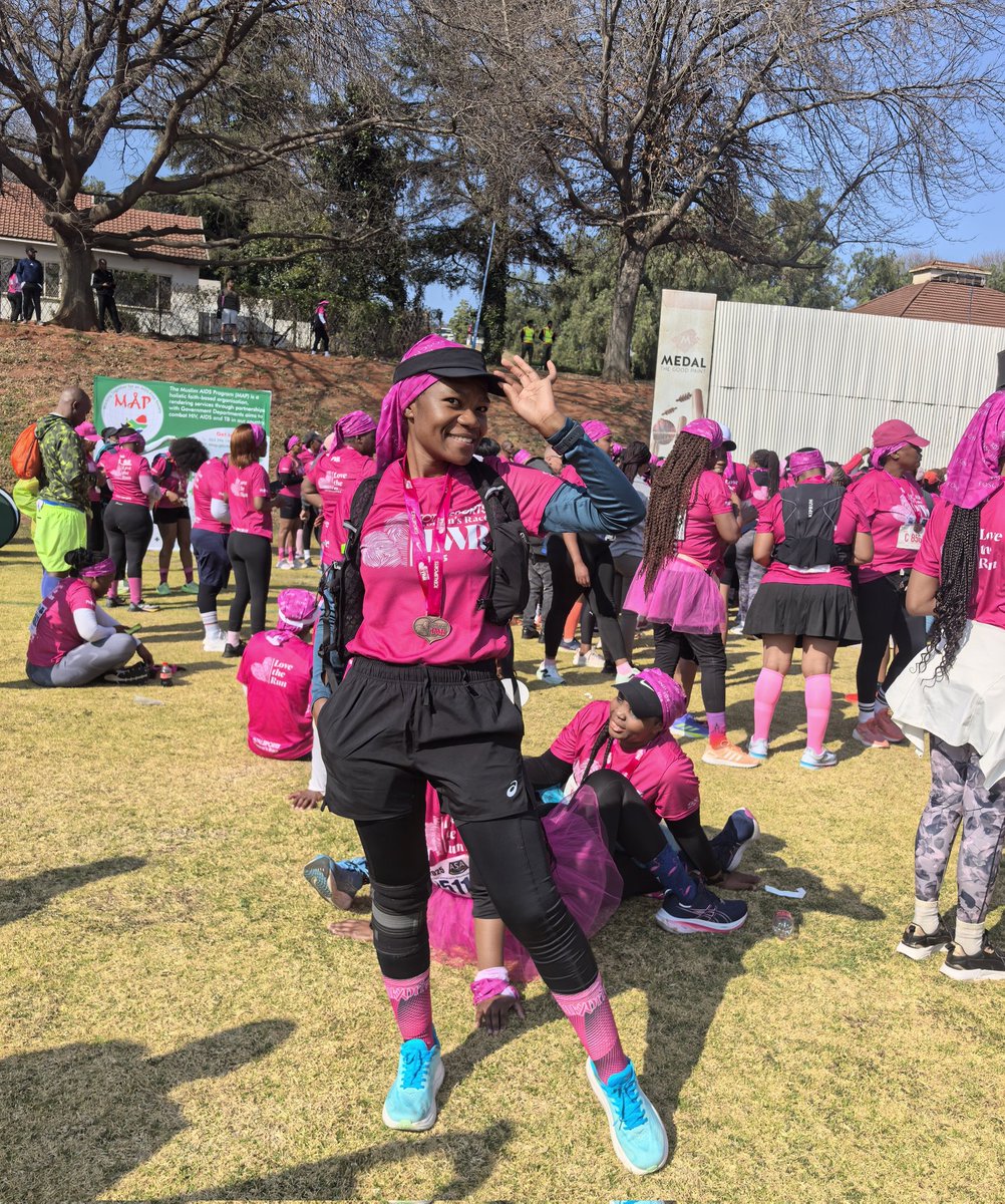 10km done and dusted... It's women's month 😎❤️