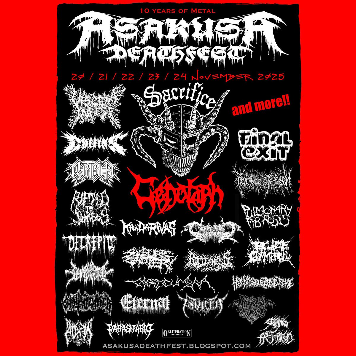 KANDARIVAS (@kandarivas) on Twitter photo 【⛩️New Gig Info⛩️】
国内最大のデスメタルフェス
<a href="/asakusa_death/">浅草デスフェスト Asakusa Deathfest</a> に出演決定!!
New Album
『Rhythms Of Obliteration』
を引っ提げ
2025.11.23に出演します!!
皆様
是非ともいらっしゃってください‼️ 【⛩️New Gig Info⛩️】
国内最大のデスメタルフェス
<a href="/asakusa_death/">浅草デスフェスト Asakusa Deathfest</a> に出演決定!!
New Album
『Rhythms Of Obliteration』
を引っ提げ
2025.11.23に出演します!!
皆様
是非ともいらっしゃってください‼️