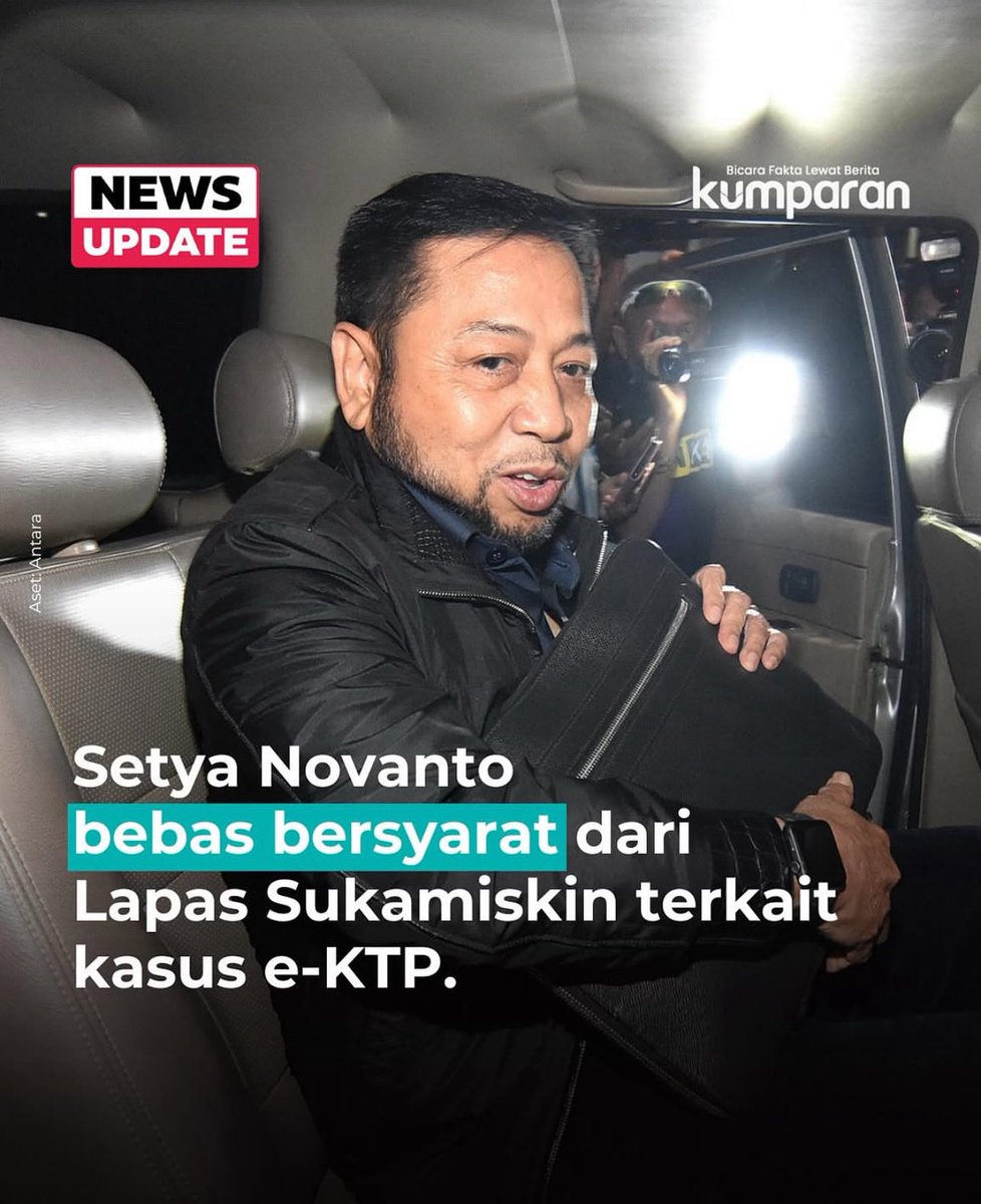 narkosun's tweet photo. Enak banget ya koruptor di Indonesia. Merugikan negara Rp2,3 triliun, divonis cuma 15 tahun. Eh, baru menjalani 7 tahun sudah bebas—vonis tahun 2018 bebas tahun 2025. 

Pantes aja korupsi di negara kita ini ga ada kelarnya 👏👏👏 https://t.co/GCvzZAivH4