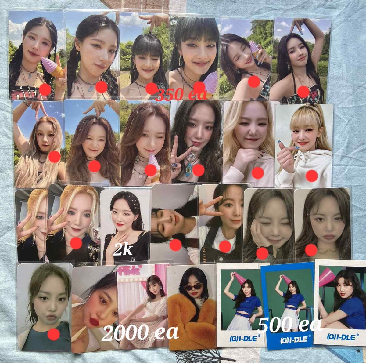 #shuspaboONHANDS

-some still negotiable
-onhand and ready to ship
-mod: flash
-1 month reservation w/ nrdp / PAYO
-sensitive❌️
-ww✅

🏷 wts lfb gidle (g)i-dle idle pc yuqi shuhua 여자아이들 아이들 양도 슈화 우기
