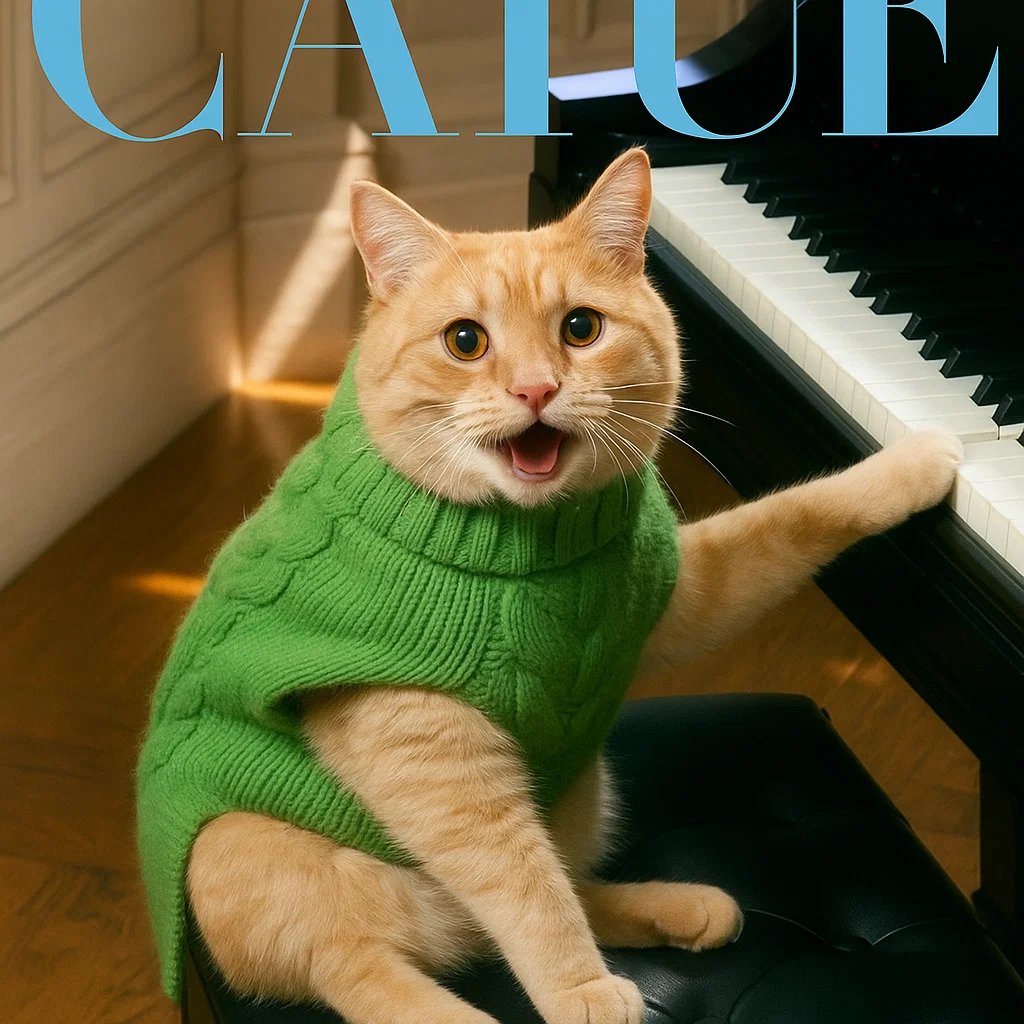 sytse's tweet photo. Catue on piano https://t.co/kiCo3KLsic