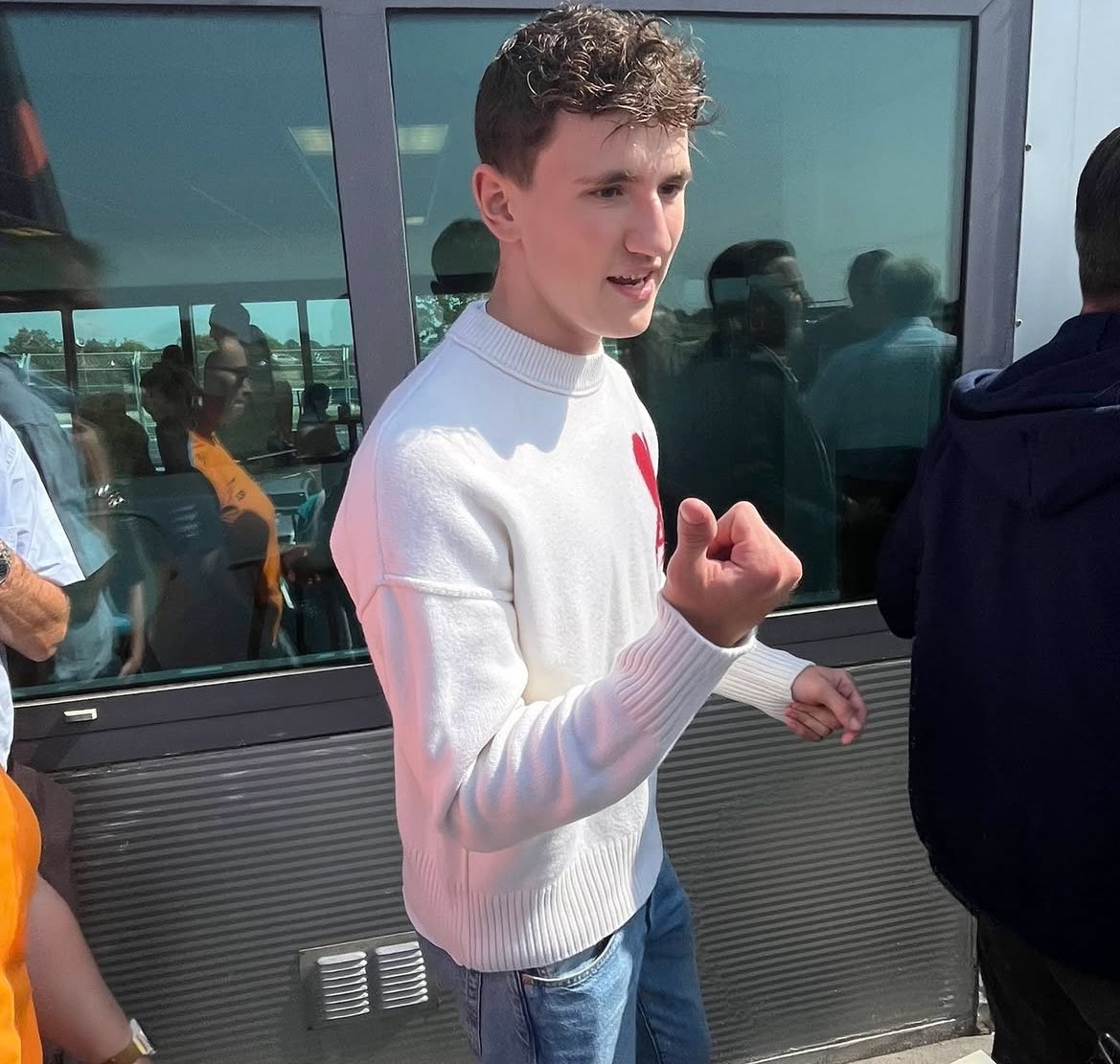 More pictures of Alex from Mondello yesterday.