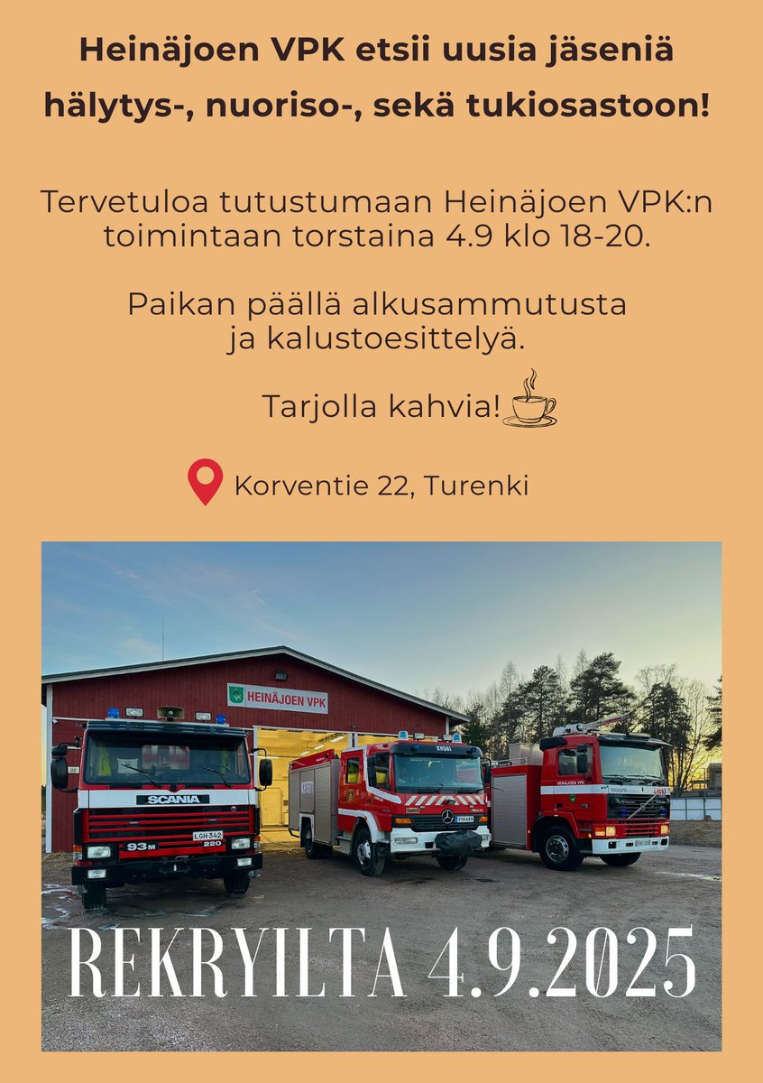 Tervetuloa tutustumaan sopimuspalokuntaan!