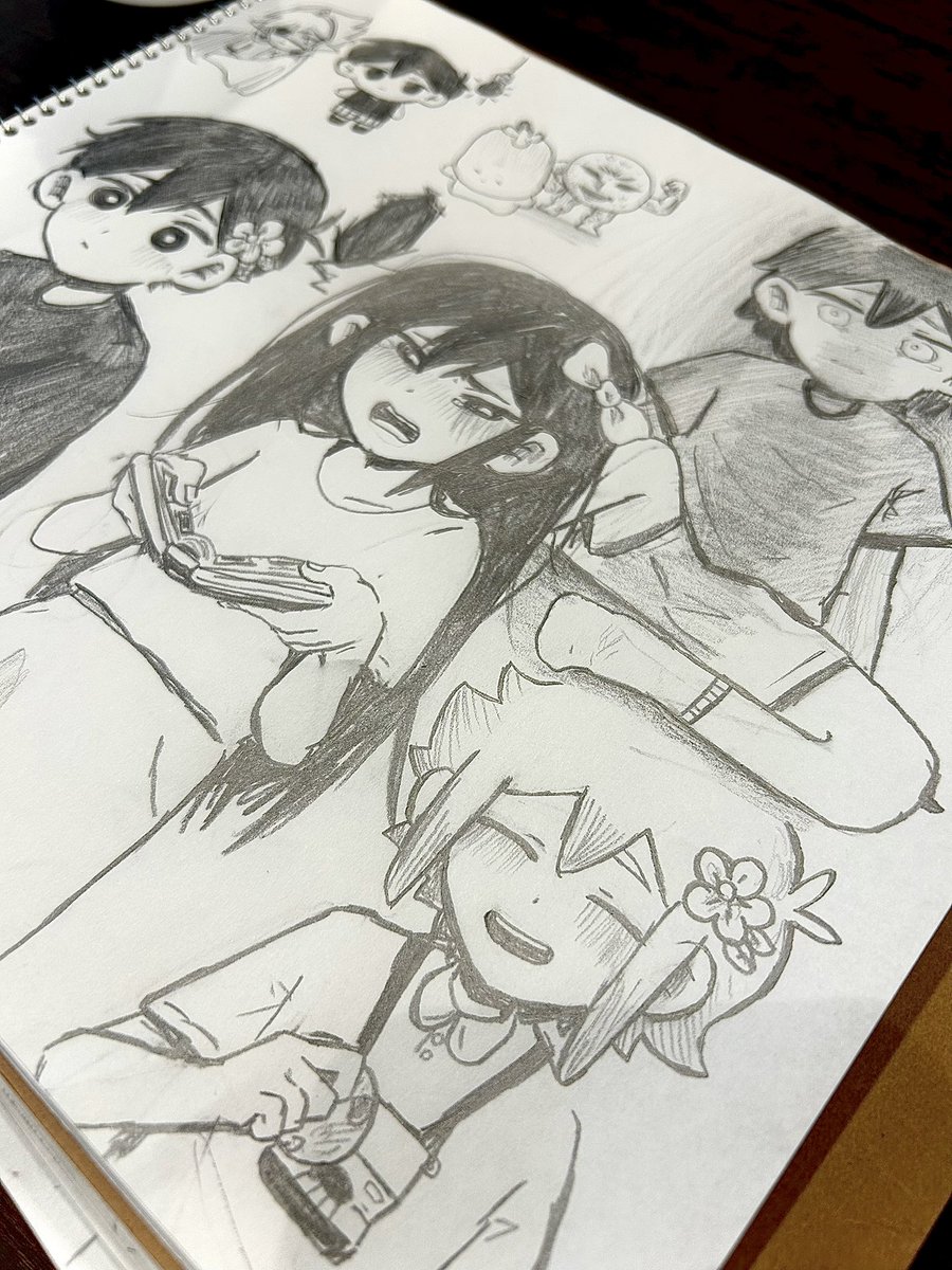 natumikan_7016's tweet photo. わぁー！ 
 #OMORIFANART https://t.co/R3OdAgTyzT