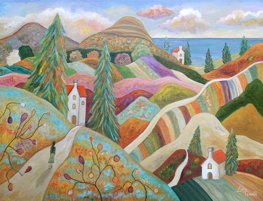 This is my new painting, "Deep In The Way".