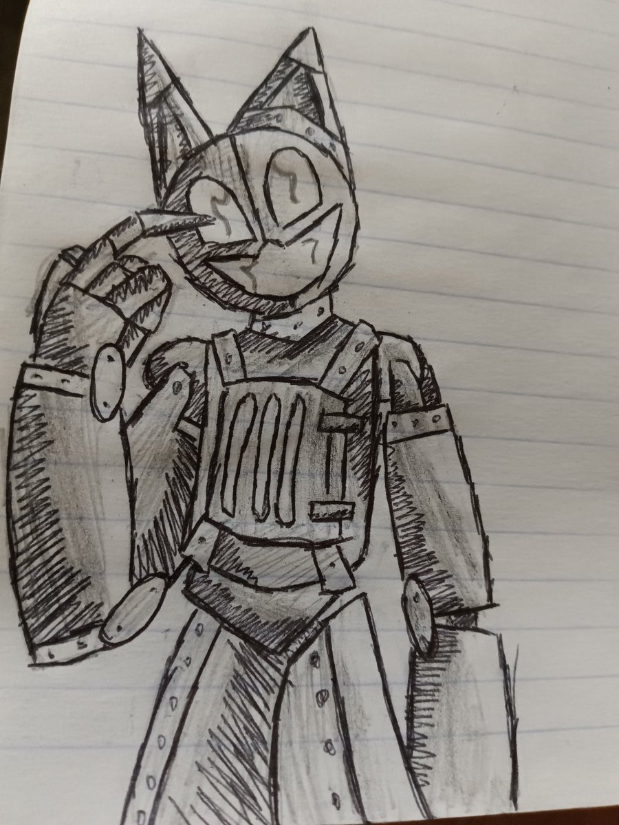 Was bored at work so I doodled an OC of mine.