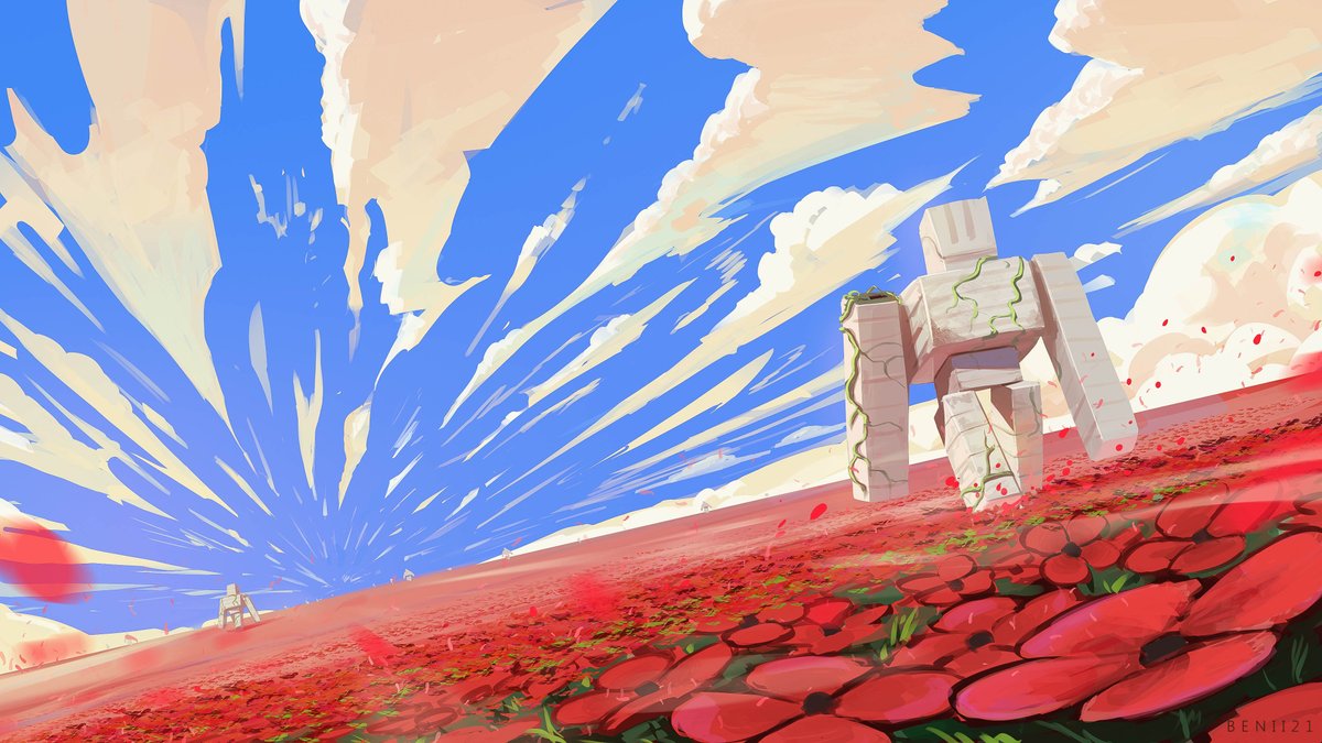I made this for all the golems we lost along the way.🌹🥀#Minecraft