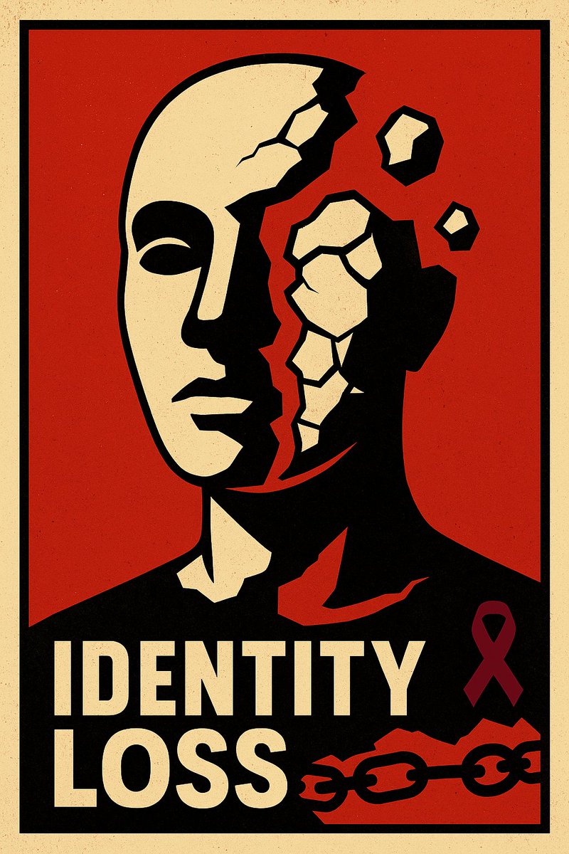 tabbymarie's tweet photo. Cults steal identity and replace it with obedience. #icam25 #cultawarenessmonth #cultawareness #cults #cultsurvivor #cultstory #ICAM2025 #identityloss #splitself #egostates https://t.co/08hfvl1LIA