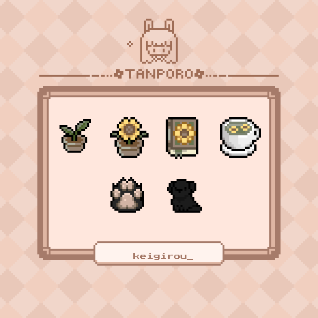 Sub Badges for <a href="/keigirou_/">keigirou</a> . Thank you so much!
#Pixelart #ドット絵 #VGenComm