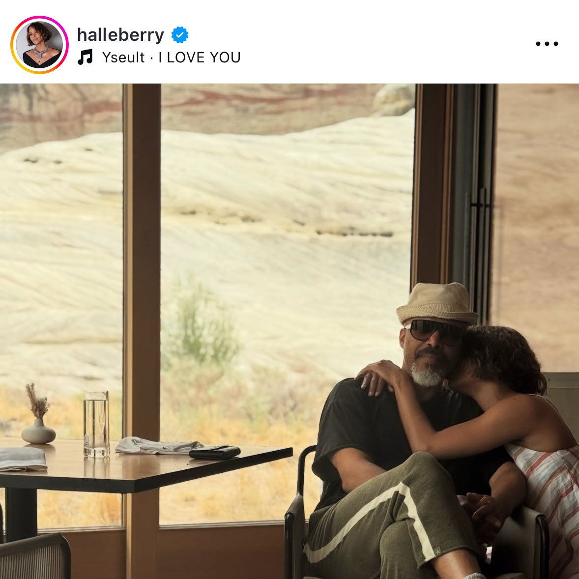 American actress Halle Berry uses ‘I LOVE YOU’ by Yseult on her new Instagram post. 🤍