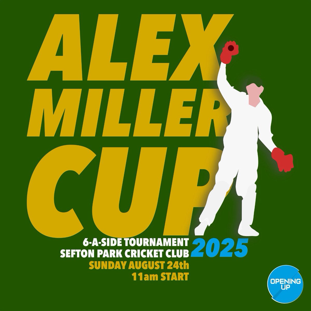 There is a place for a team in our 6aside tournament next Sunday <a href="/seftonparkcc/">Sefton Park CC</a> 

If you fancy a different format played in a good spirit, raising money for <a href="/theCALMzone/">CALM</a> please send us a DM 📥