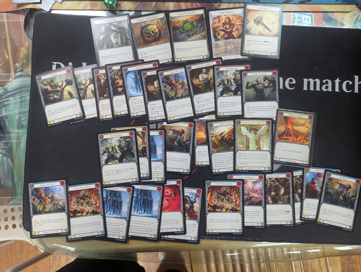 Woke up 5pm yesterday (ik my sleep sched is bad)
Finished work (?) in the morning
Hmmm i can go to skirmish
CSP format - got seismic eruption
Somehow won
Thank you i can sleep now
#fab #skirmish