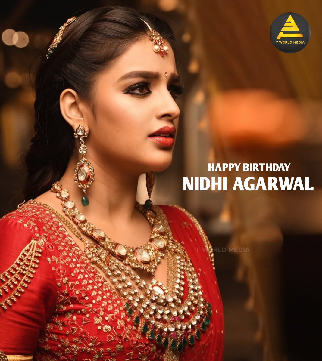 tejaganganapall's tweet photo. Happy Birthday @AgerwalNidhhi 🎂💐

#hbdnidhiagerwal #tworldmedia https://t.co/Hgr4nzB7Cr