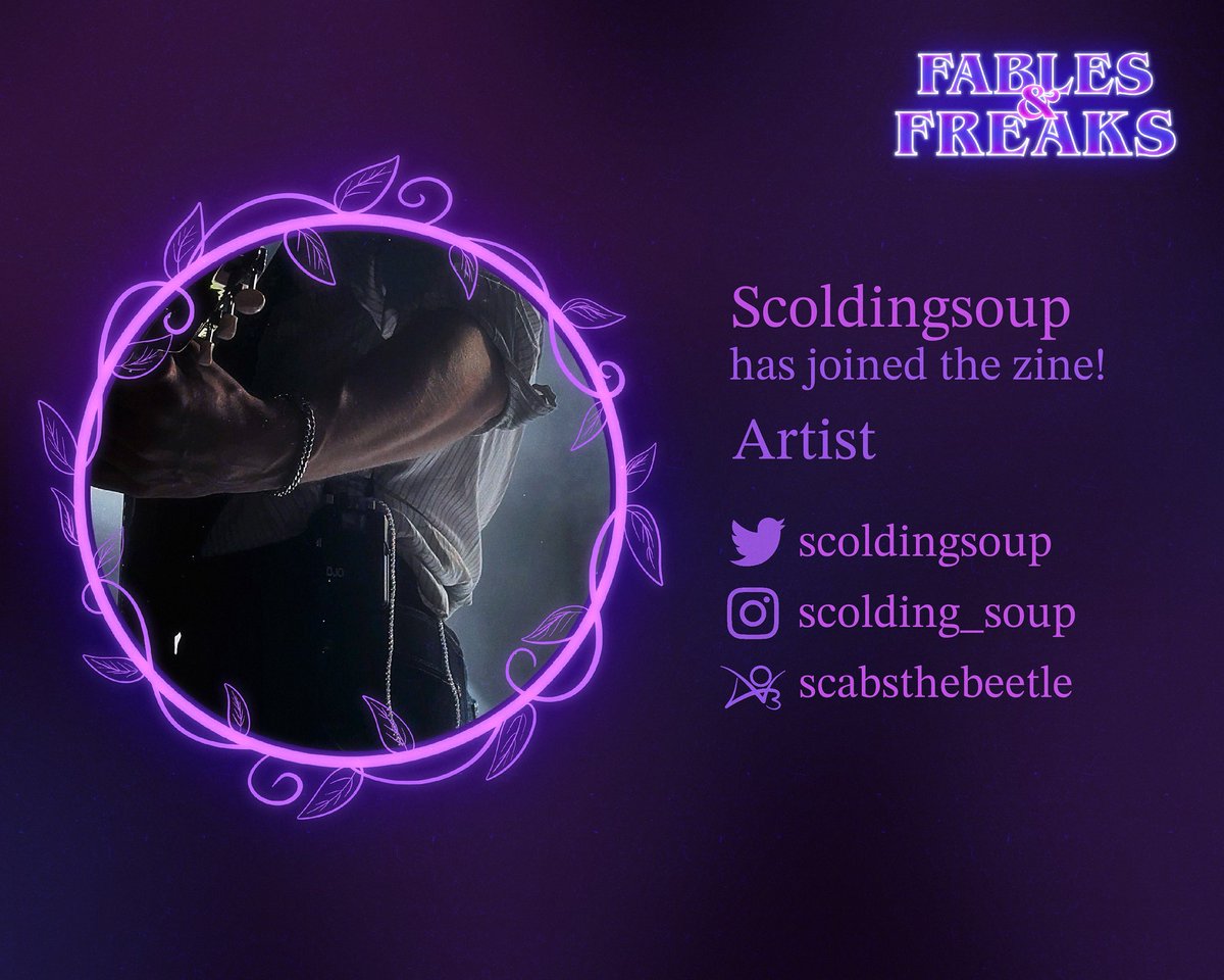<a href="/Scoldingsoup/">🦞Mikey💥</a> has joined the zine! 

#SteddieZine #Steddie #SteddieFanZine #ZineCall #FanZineSubmissions #StrangerThings #EddieMunson #SteveHarrington #ZineCommunity #FandomZine