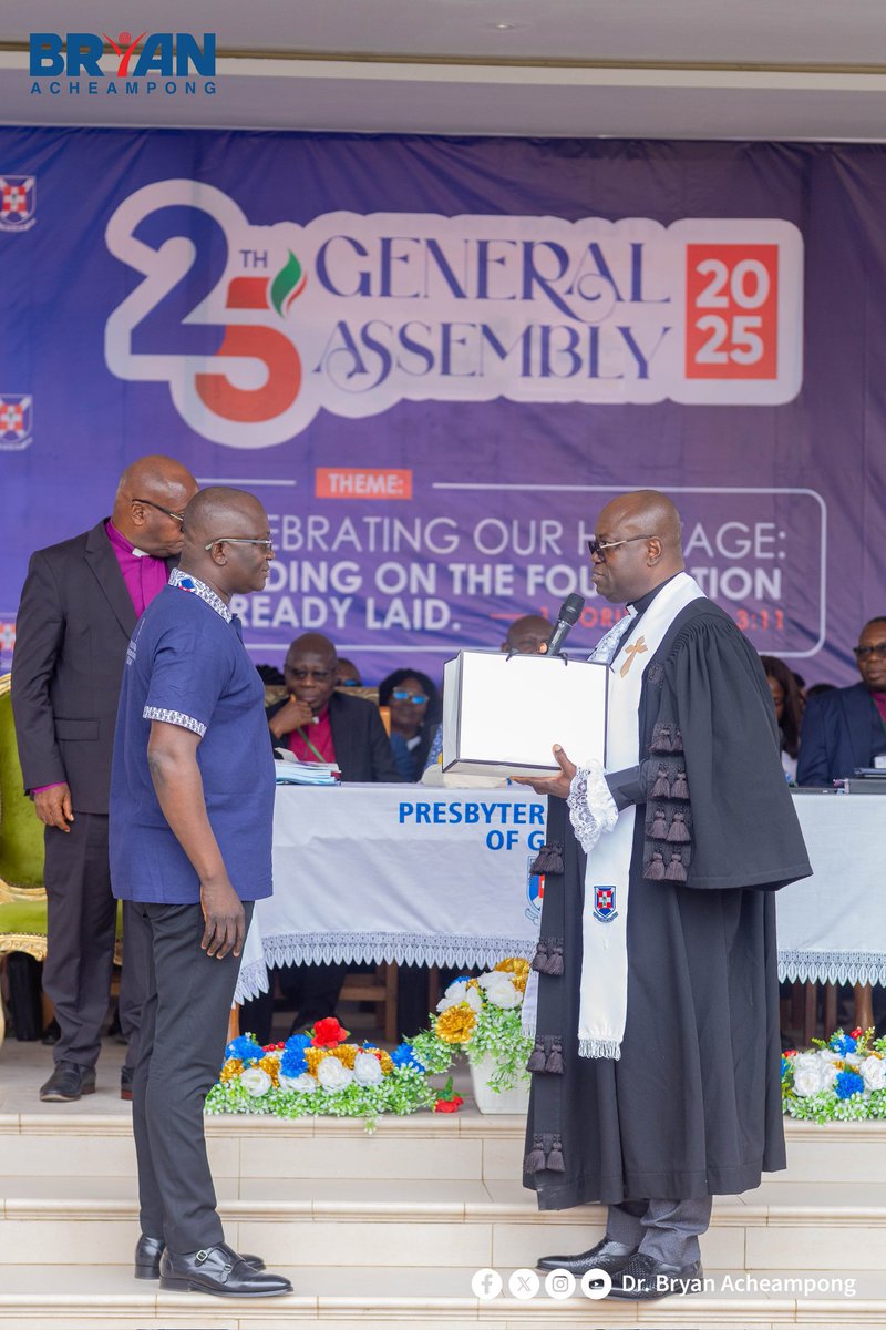 bacheampong_'s tweet photo. I was honored to attend the 25th General Assembly of the Presbyterian  Church of  Ghana @PresbyOfficial . The inspiring messages and beautiful fellowship were truly uplifting. May God continue to bless our church and guide us in His ways. https://t.co/02MOmJnqab