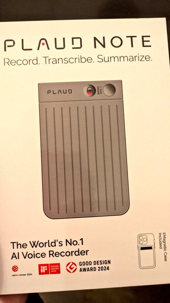 hiroame_12's tweet image. ボイスレコーダー

ヤマダ電機で買ってきた。
#PLAUDNOTE

相続、病状説明、言った言わないで揉めそうなので、転ばぬ先の杖です。

ちゃっちゃか議事録送るよ〜。

クソデカため息😭