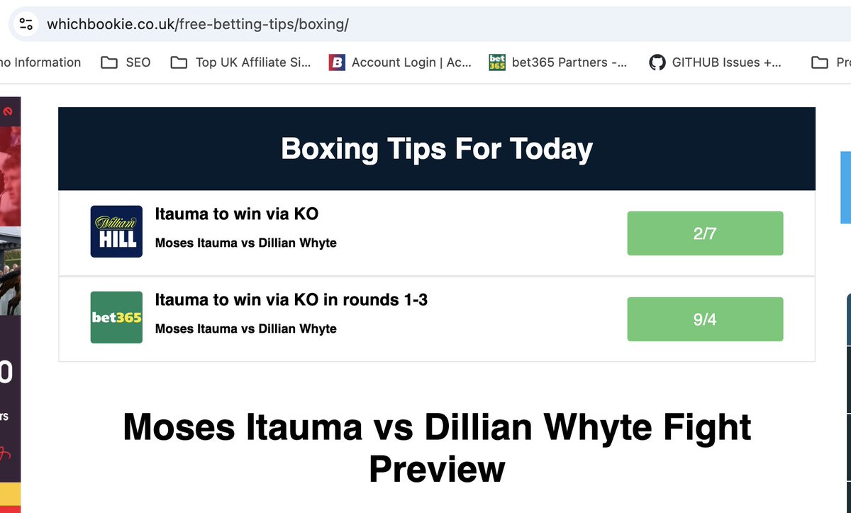 Which Bookie (@whichbookieuk) on Twitter photo Another weekend - Another WINNER for <a href="/TimRickson/">Tim Rickson</a> and his Boxing Tips exclusive for WhichBookie readers
🥊🥊🥊 whichbookie.co.uk/free-betting-t…
18+ gambleaware Another weekend - Another WINNER for <a href="/TimRickson/">Tim Rickson</a> and his Boxing Tips exclusive for WhichBookie readers
🥊🥊🥊 whichbookie.co.uk/free-betting-t…
18+ gambleaware