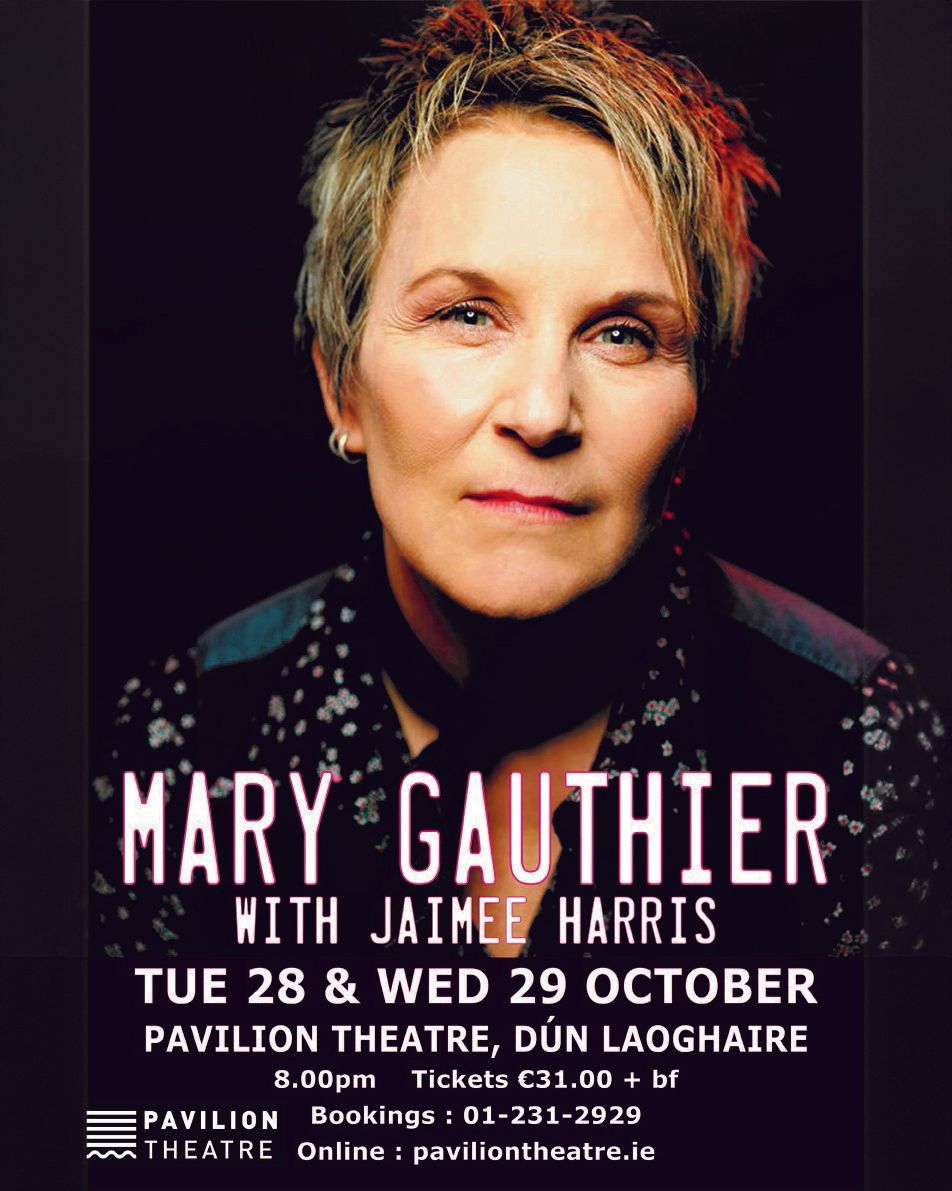 Pavilion Theatre (@paviliontheatre) on Twitter photo 🎼 Mary Gauthier returns to Dún Laoghaire for two performances!
The Grammy nominated folk singer-songwriter returns for an evening of music from her remarkable 30-year career. Book ealry to avoid disappointment. <a href="/oldflattopmusic/">Nigel Martyn</a>
28 & 29 Oct |🎟️ buff.ly/Zntyq3l 🎼 Mary Gauthier returns to Dún Laoghaire for two performances!
The Grammy nominated folk singer-songwriter returns for an evening of music from her remarkable 30-year career. Book ealry to avoid disappointment. <a href="/oldflattopmusic/">Nigel Martyn</a>
28 & 29 Oct |🎟️ buff.ly/Zntyq3l