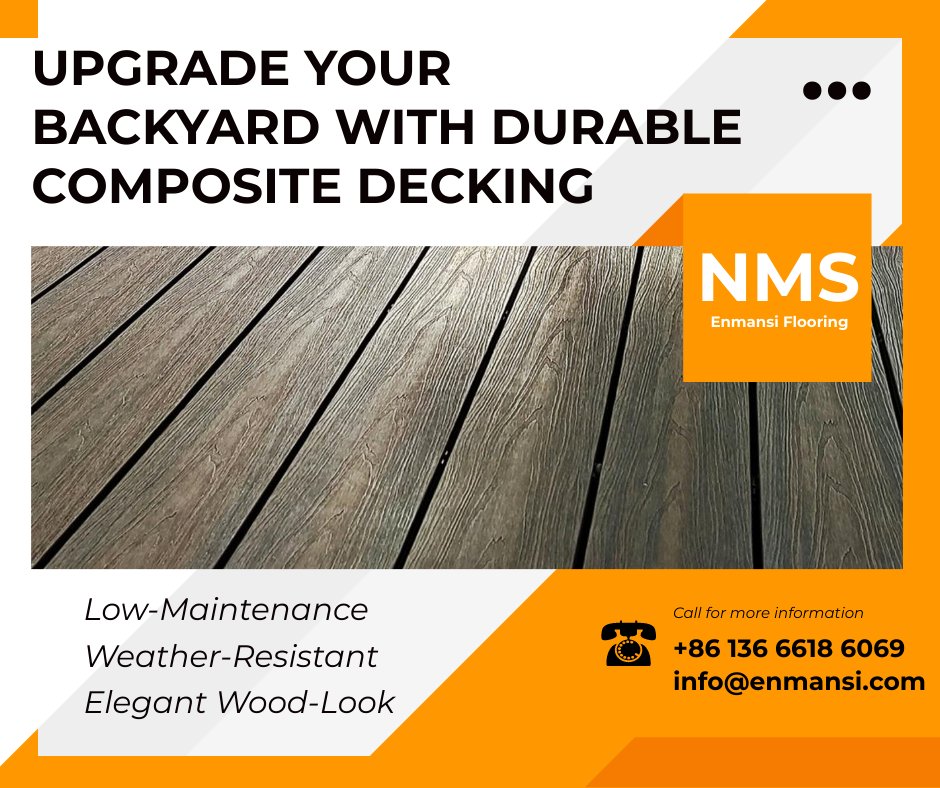 zhong_nora's tweet image. Transform Your Backyard with Durable Composite Decking!

#CompositeDecking #BackyardDecking #OutdoorLiving #PatioDeck #NoGapDeck #PlasticPatioDeck #WoodDeckPlastic #PoolDecking #BackyardMakeover #deckinstallation #backyarddeck #backyardgarden #backyardvibes #decking #wpcdecking