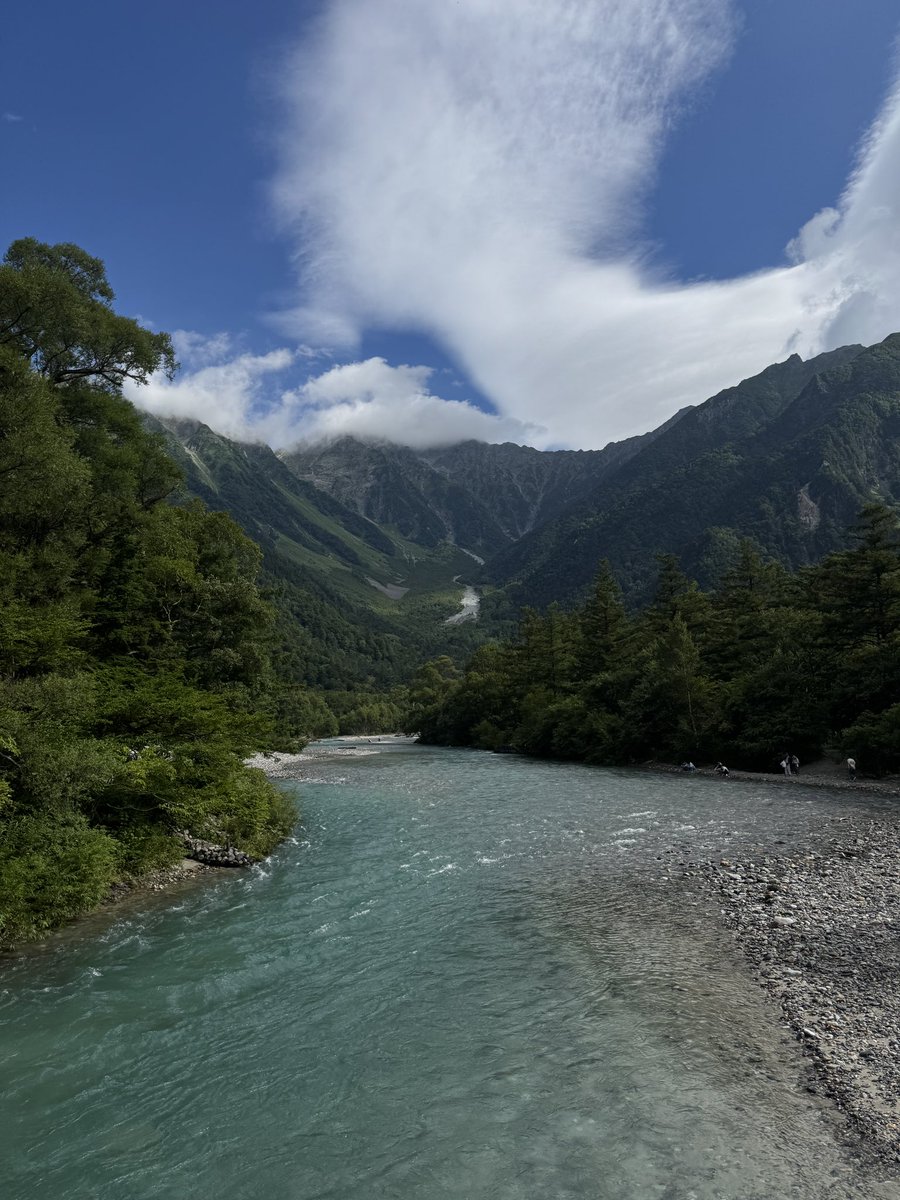 __1y625's tweet photo. 今年も上高地に行ったよ⛰️ https://t.co/AmZo7qP1r2