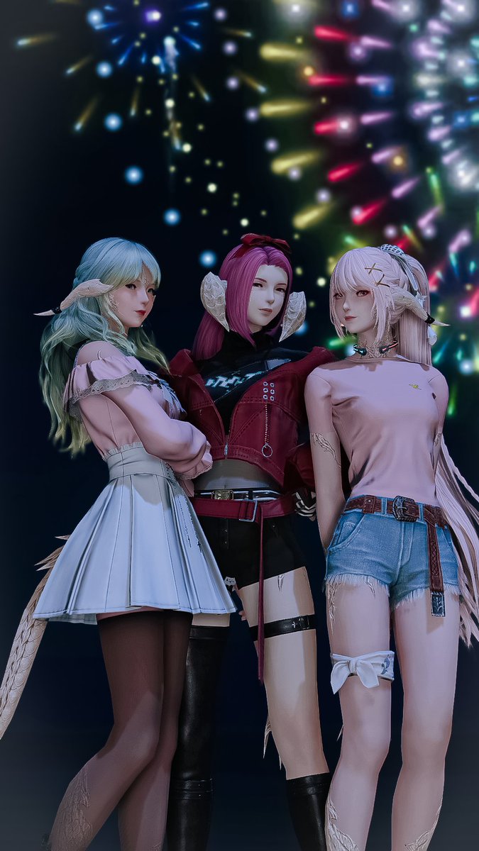 [Sisters and sparklers – lighting up the night together]✨

 🌹<a href="/llamy_adventure/">llamy</a> <a href="/sanyaxiv/">sanya</a> 

#GPOSERS #Au_Ra #Raen