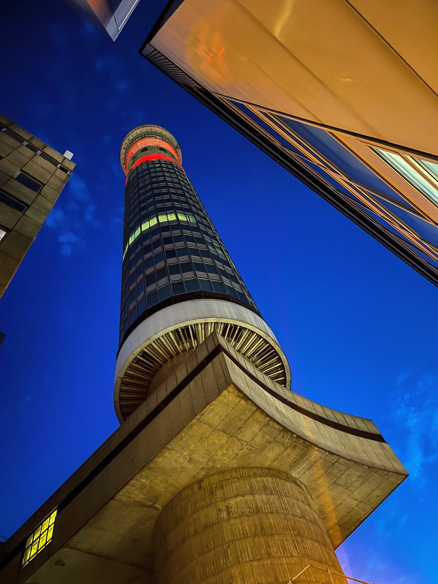 The BT Tower, London - just after the longest day

10.25pm, 23rd June 2025
