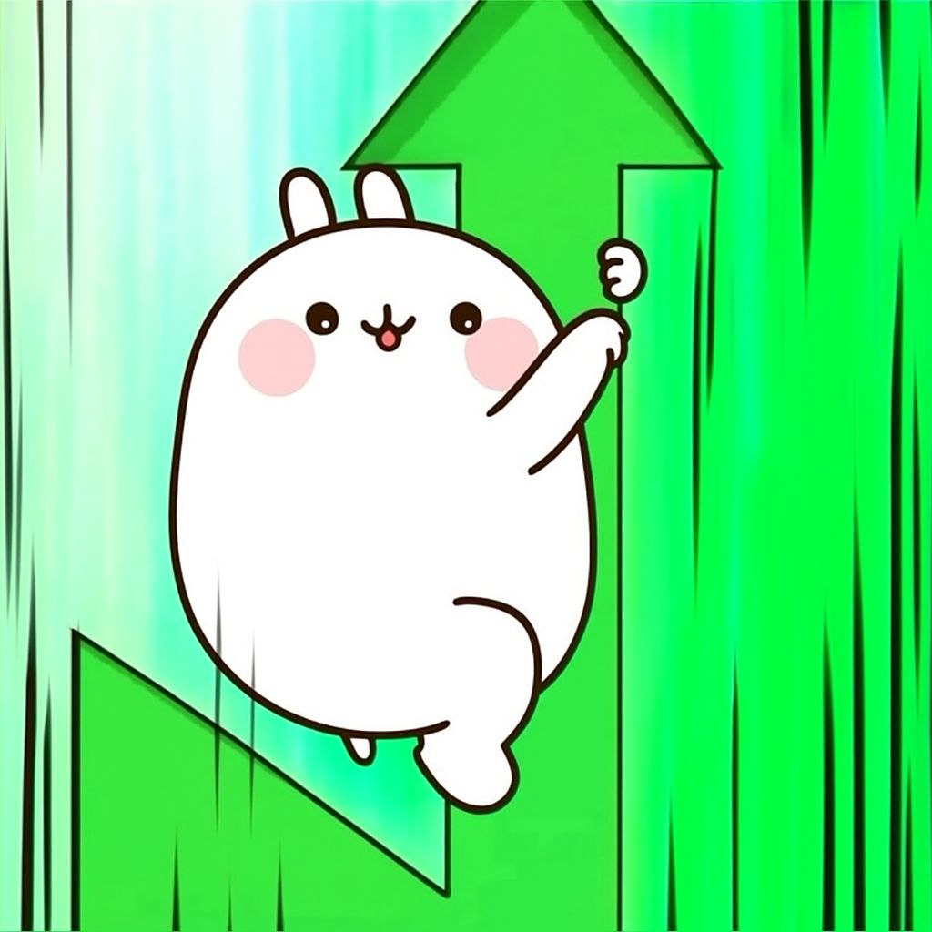 Molang_Bonk's tweet image. Community is pulling together and supporting each other and the chart!
Vibes are high
$Molang higher