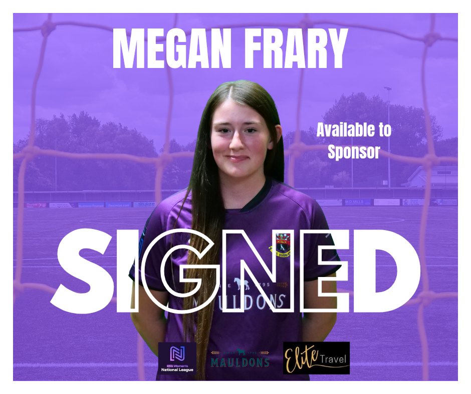🚨 Matchday Breaking News 🚨

Our second signing of the day is Megan Frary. Megan will bring a wealth of experience and competitiveness to our goalkeeping department, and we are pleased to have her. 

Welcome 💛💙

<a href="/FAWNL/">FA Women's National League</a> <a href="/SuffolkFA/">Suffolk Football Association</a> <a href="/WF_East/">Women's Football East</a>