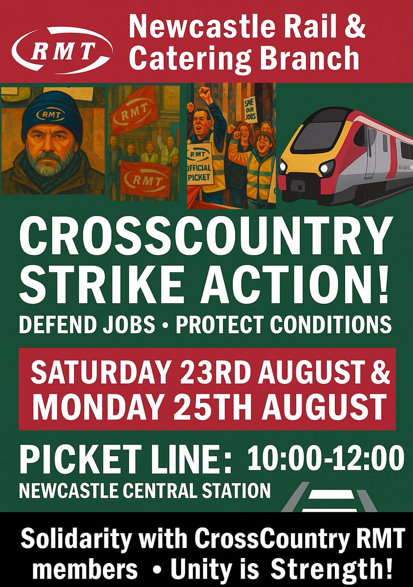 RMT Newcastle Rail & Catering Branch tweet media