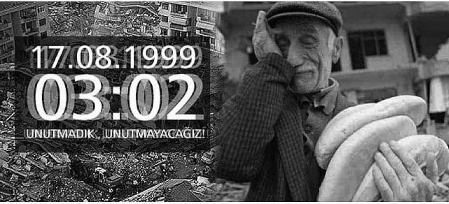 Üzerinden 26 yıl geçti, ama acımız hâlâ ilk günkü gibi… 

17 Ağustos 1999’da meydana gelen İzmit Depremi’nde hayatını kaybeden vatandaşlarımızı rahmetle yâd ediyorum. 

Rabbim memleketimizi her türlü afetten ve musibetten muhafaza eylesin. Böyle acıları bir daha yaşatmasın,
